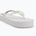 Női Calvin Klein YW0YW01830 Beach Sandal Flatform Tpu világos fehér/fekete flip flopok 7