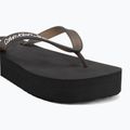 Női Calvin Klein YW0YW01830 Beach Sandal Flatform Tpu fekete/világos fehér flip flopok 7