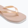 Calvin Klein női flip flop YW0YW01720 Thong+ Tpu Metallic suttogó rózsaszín/világító fehér 7