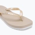 Calvin Klein női flip flop YW0YW01720 Thong+ Tpu Fémes tojáshéj/világos fehér 7