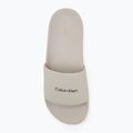 Calvin Klein férfi flip-flop HM0HM01754 Pool Slide Ck Square toll szürke 5