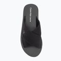 Férfi Calvin Klein YM0YM01223 Cross Sandal Crxs Tx tripla fekete flip-flopok 5