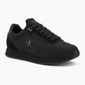 Férfi cipő Calvin Klein YM0YM01217 Runner Sock Laceup Mg Canvas tripla fekete