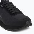 Férfi cipő Calvin Klein YM0YM01217 Runner Sock Laceup Mg Canvas tripla fekete 7