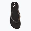 Férfi Calvin Klein YM0YM01267 Tengerparti szandál átlátszó Tpu fekete/világos fehér flip flopok 5