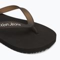 Férfi Calvin Klein YM0YM01267 Tengerparti szandál átlátszó Tpu fekete/világos fehér flip flopok 7