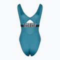 Calvin Klein női fürdőruha KW0KW02746 Intense Power One Piece Fashion Fit vihar kék 2