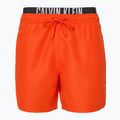 Férfi Calvin Klein KM0KM01093 Intense Power Medium Double WB flamingó chili úszógatya