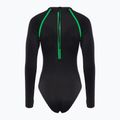 Női egyrészes fürdőruha Calvin Klein KW0KW02790 Intense Power Move Rashguard One Piece pvh fekete 2
