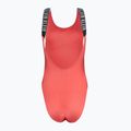 Női egyrészes fürdőruha Calvin Klein KW0KW02754 Intense Power Rib Scoop Back One Piece-RP káprázatos korallszín 2