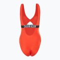 Calvin Klein női fürdőruha KW0KW02746 Intense Power One Piece Fashion Fit flamingó chili 2