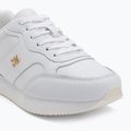 Tommy Hilfiger női cipő Leather Runner fehér 7