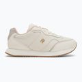 Tommy Hilfiger Leather Runner női cipő elefántcsont szirom/newsprin 2