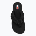 Női flip-flop papucsok Tommy Hilfiger Braided Thong black 5