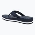 Tommy Hilfiger Crochet Mid Beach Sandal női flip flopok űrkék 3