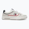 Tommy Jeans Férfi Cupsole Elevated bőr cipő piros/fehér/fekete 2