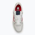 Tommy Jeans Férfi Cupsole Elevated bőr cipő piros/fehér/fekete 5