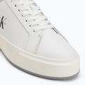 Női cipők Calvin Klein YW0YW01945 Basket Cups Laceup Leather bright white/black 7