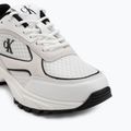 Női cipők Calvin Klein YW0YW02009 Hike Runner Mesh Mix MET MG bright white/black 7