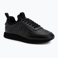 Férfi cipők Calvin Klein YM0YM01362 Retro Runner Sock Laceup Leather triple black