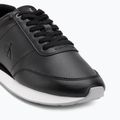 Női cipők Calvin Klein YW0YW01942 Retro Runner Lace Up Leather MG black/formal gray 7