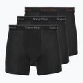 Boxeralsók Calvin Klein LV00NB4394 Brief 3 pár black/chalk logo/black/curry