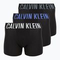 Boxeralsók Calvin Klein 000NB3609A Brief 3 pár black bodies/turbulence/white/iridescent