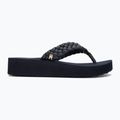 Női strandpapucs Tommy Hilfiger Wedge Cornrow Beach space blue 2