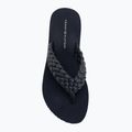 Női strandpapucs Tommy Hilfiger Wedge Cornrow Beach space blue 5