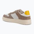 Női cipők Tommy Hilfiger Sporty Cupsole Tumbled Leather coastal taupe/ecru/yellow 3