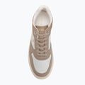 Női cipők Tommy Hilfiger Sporty Cupsole Tumbled Leather coastal taupe/ecru/yellow 5