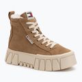 Tommy Jeans női cipő Vulc Flatform Suede Wl bronz csavarás