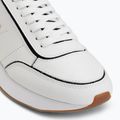 Női cipők Calvin Klein HW0HW02994 Retro Runner Sock Patch Leather bright white/black 7