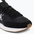 Női cipők Calvin Klein YW0YW02060 Retro Runner Sock Laceup Mix Mat black/bright white 7