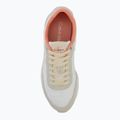 Női cipők Calvin Klein YW0YW01990 Retro Runner Lace Up Nylon Mg brilliant white/light cashew/pink 5