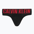 Férfi alsónadrág Calvin Klein 000NB3607A Hip Brief 3 pairs black with oatmeal logo/black with age 3