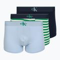 Férfi boxeralsó Calvin Klein LV00NB4472 Trunk 3 pairs shoreline/mardi gras green/cent s