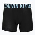 Boxeralsó Calvin Klein 000NB3609A Boxer Brief 3 pairs black w/harbor mist logo/black w 2