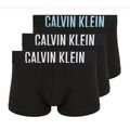 Férfi boxer nadrág Calvin Klein 000NB3608A Trunk 3 pairs black with harbor mist logo/ black with