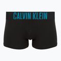 Férfi boxer Calvin Klein 000NB3608A Trunk 3 pár fekete zabpehely logóval/fekete age 3