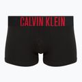 Férfi boxer Calvin Klein 000NB3608A Trunk 3 pár fekete zabpehely logóval/fekete age 4