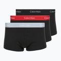 Boxeralsók Calvin Klein LV00NB4389 Low Rise Trunk 3 pár black/adrenaline rush/white/black