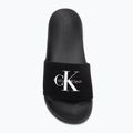 Női papucs Calvin Klein YW0YW01967 Monogram Logo 0GM black/bright white 5