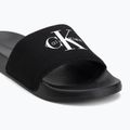 Női papucs Calvin Klein YW0YW01967 Monogram Logo 0GM black/bright white 7