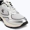 Férfi cipő Calvin Klein YM0YM01402 Hike Runner Laceup Mesh Mix silver/black/marshmallow 7