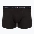 Boxeralsó Tommy Hilfiger Trunk WB 7 pairs blk/mid red/aegean sea/dsrt sky/blu jeans/f r/wht 9
