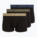 Férfi boxer nadrág Tommy Hilfiger Trunk WB 3 pairs army green/wdg blue/ptch blue