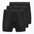 Férfi boxer nadrág Tommy Hilfiger Micro Long 3 pack black/black/black