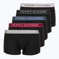 Boxeralsó Tommy Hilfiger Trunk WB 5 pairs pale pink/antique silver/ruby jewel/aegean sea/black