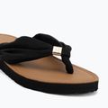 Női flip-flop papucsok Tommy Hilfiger Footbed Summer Sandal Leather black 7